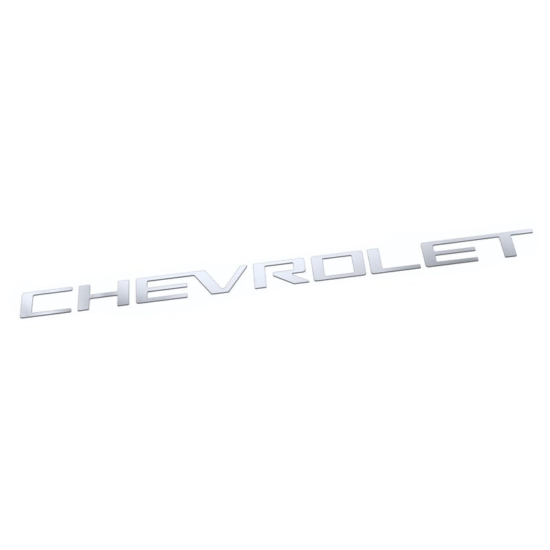 Putco Chevrolet Tailgate Letters Kit - Stainless Steel - Cut Lettering - Fits Chevy Silverado 2019-2026 - Image 3